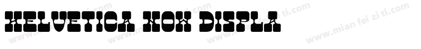 helvetica now displa字体转换